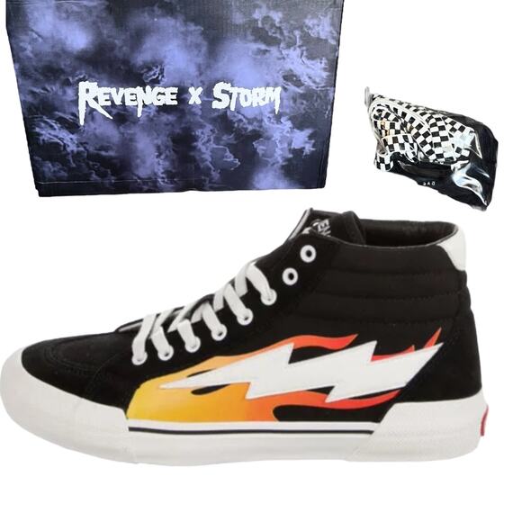 NEW Revenge x Storm Vol 2 HIGH TOP SNEAKERS Flame Men\'s 9 Women\'s 10.5 Boxed main image 11